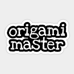 Origami Master Sticker